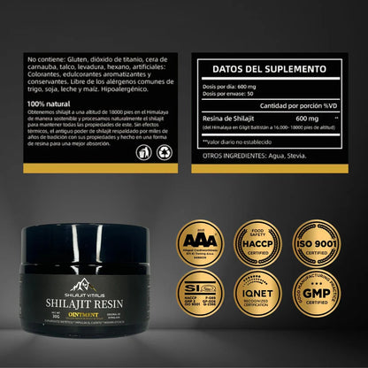 ULTIMAS 12 UNIDADES | COMPRE 1 LLEVE 2 | SHILAJIT ORIGINAL X2  + 3 REGALOS