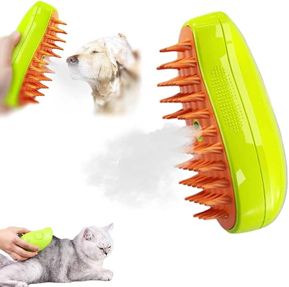 Cepillo Vaporizador Mascotas quitapelos