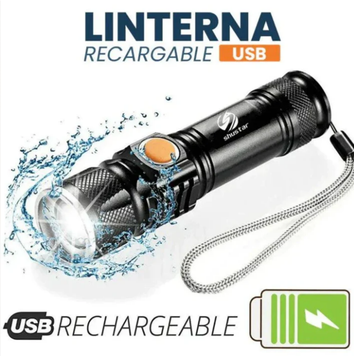 LINTERNA USB X2 UND